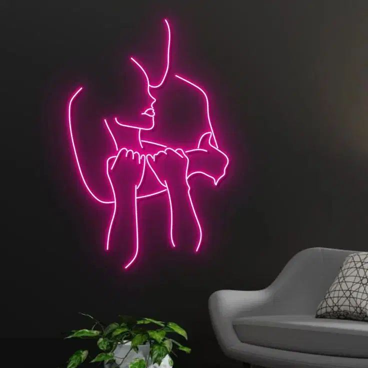 ساخت تابلو های نئون با قیمت استثنایی|ریسه و چراغ تزئینی|رشت, بازار|دیوار