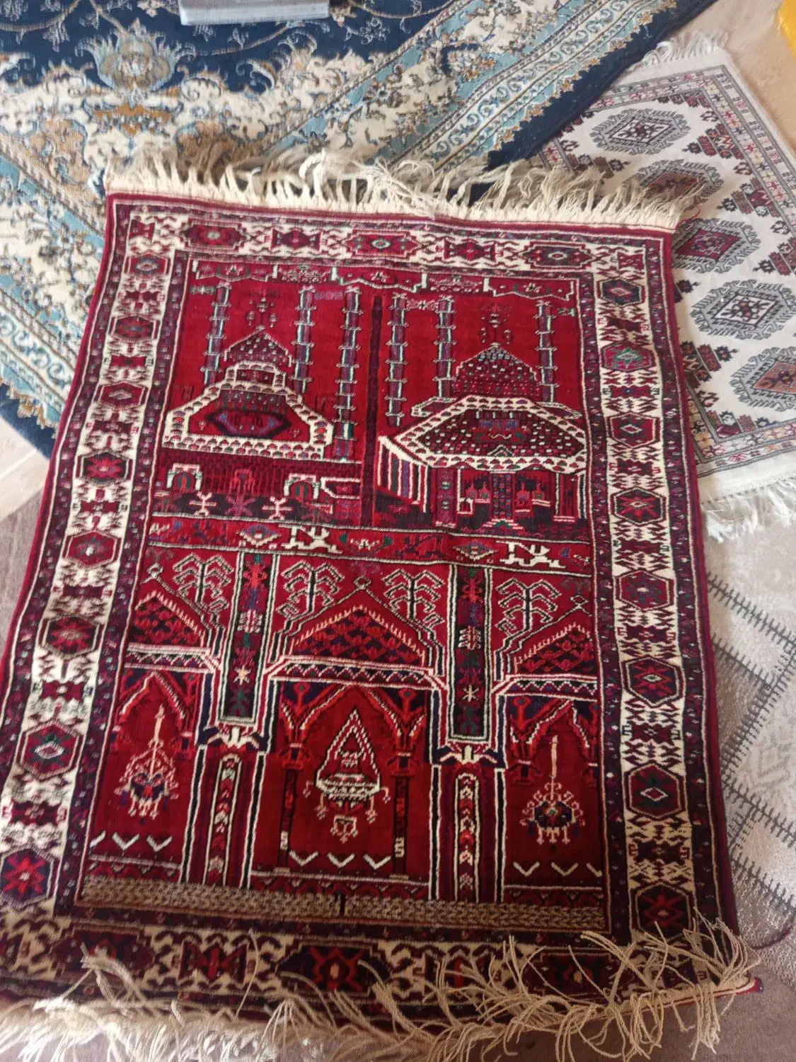 فرش تابلو یی قدیمی|تابلو فرش|گرگان, |دیوار