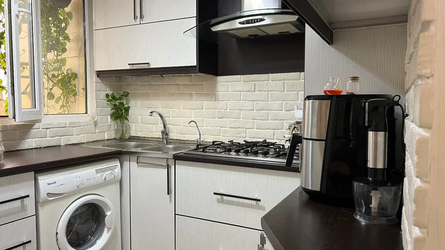 سینک دو لگنه|آبچکان و نظمدهنده ظروف|آبیک, |دیوار