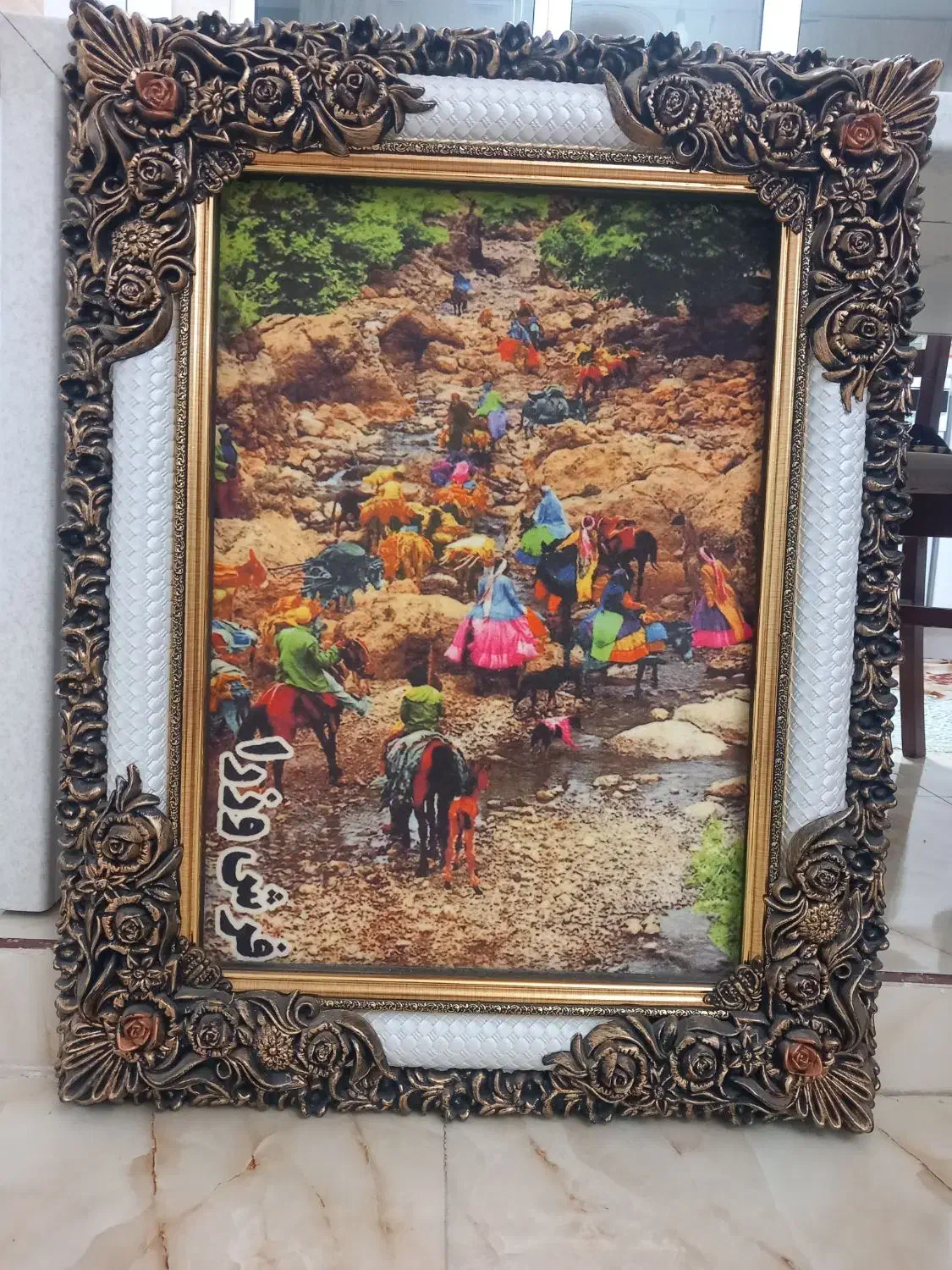 تابلو فرش ماشینی|تابلو فرش|قدس, شهر‌قدس|دیوار