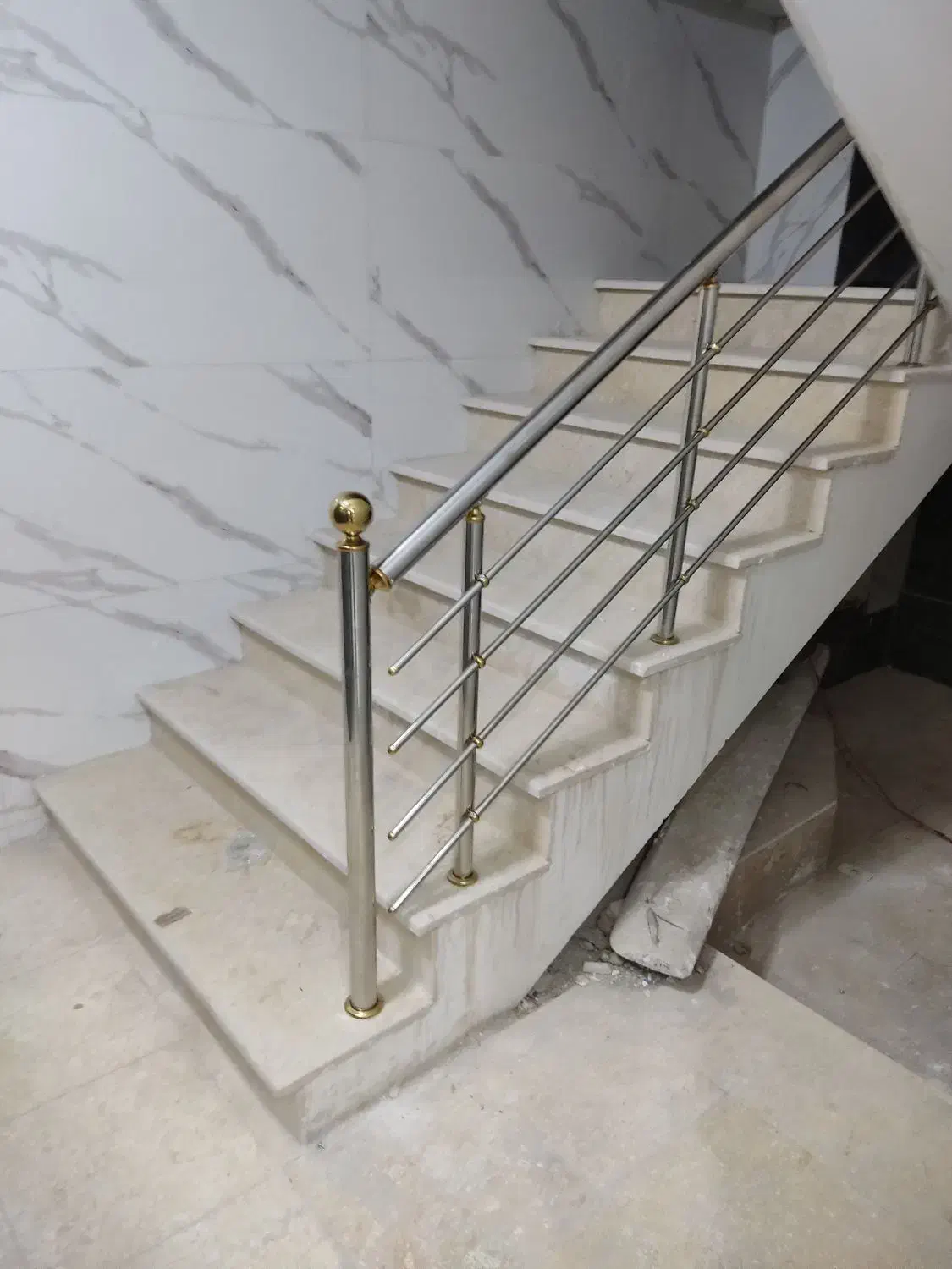 نرده راهپله و حفاظ استیل|خدمات پیشه و مهارت|پرند, فاز ۲|دیوار