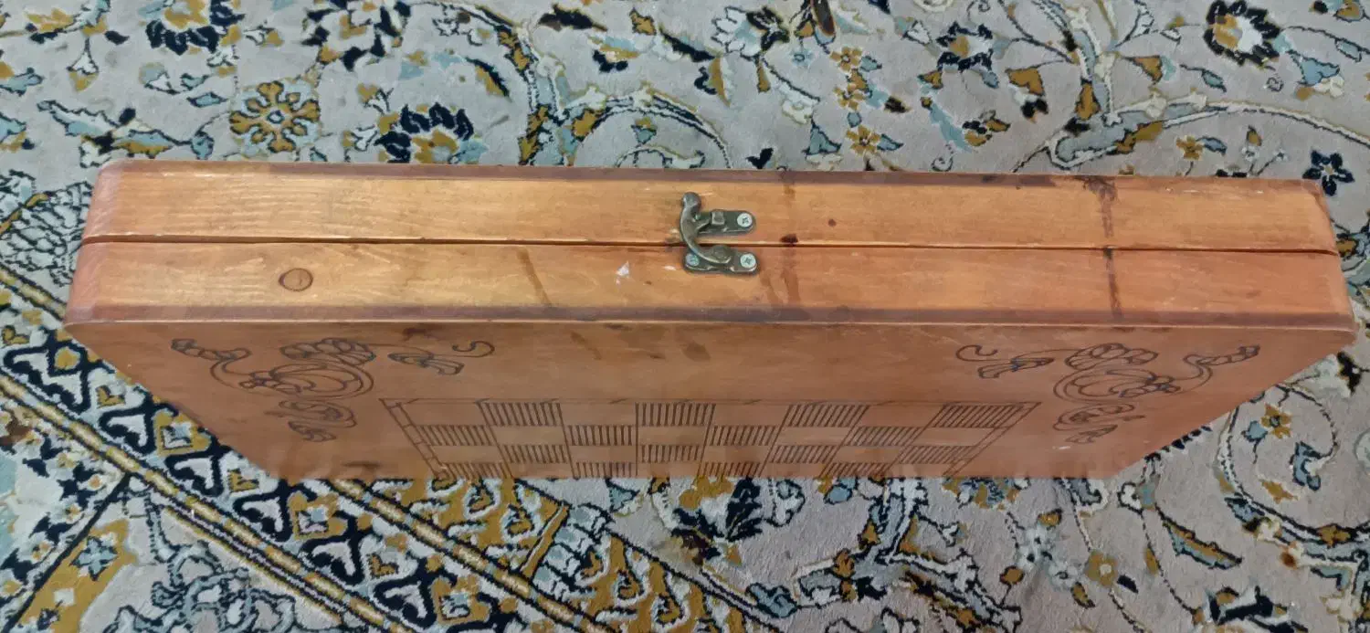 تخته نرد وشطرنج چوب روس مدل شیرشاه وتخته نردساده|کلکسیون و سرگرمی|ری, فیروزآبادی|دیوار