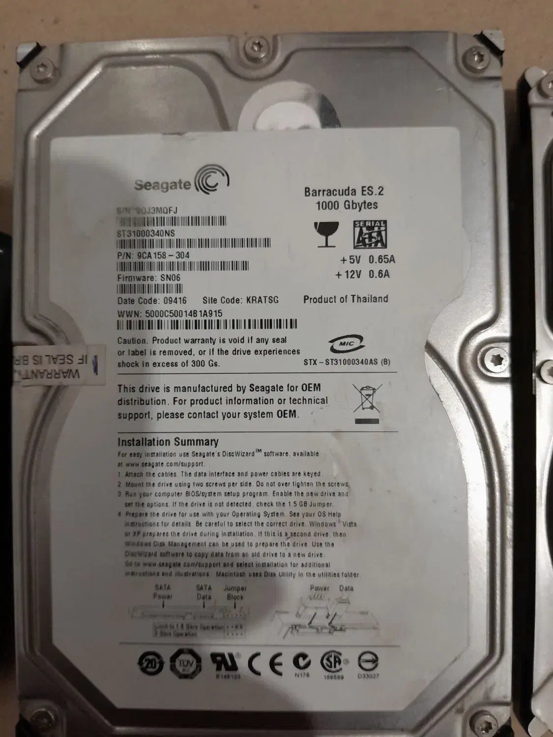 هارد hdd|قطعات و لوازم جانبی رایانه|قم, وادی السلام|دیوار