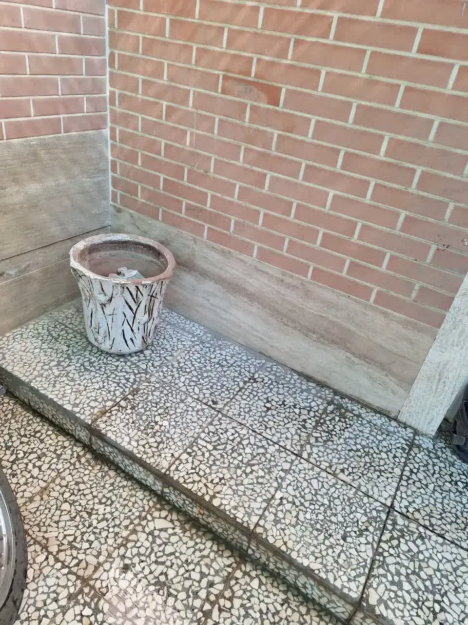 گلدان سفالی|گل و گیاه طبیعی|کاشان, ولیعصر|دیوار