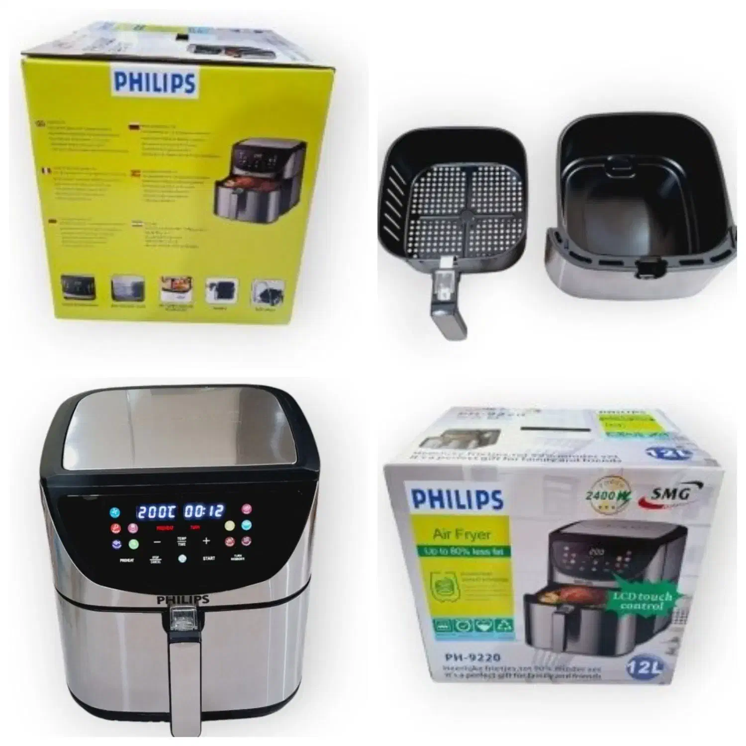 سرخ کن فلیپس مدلPH-9220 تمام استیل صفحه رنگی رژیمی|اجاق گاز و لوازم برقی پخت‌وپز|یزد, |دیوار