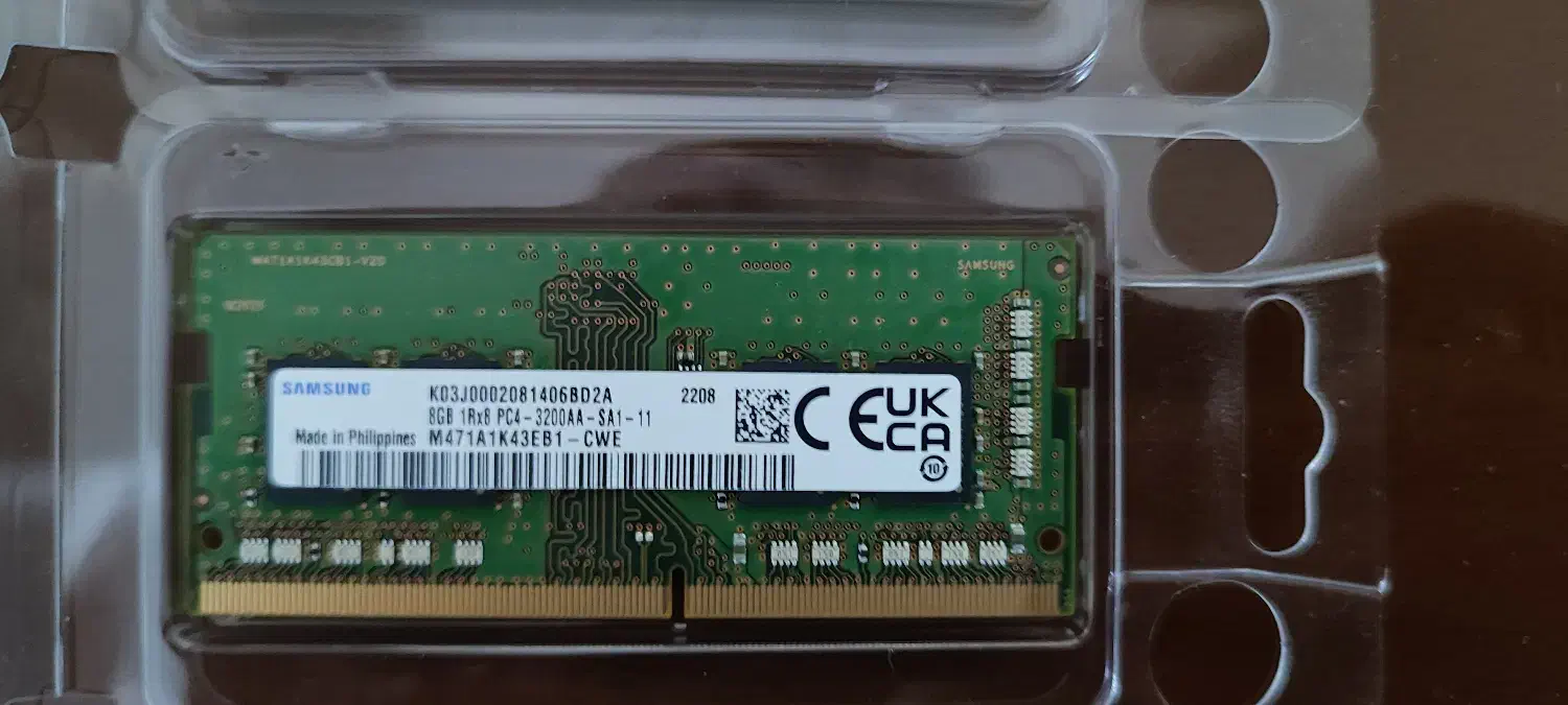 samsung ddr4 3200 ram دو تا ۸ گیگ لپ تاپ|قطعات و لوازم جانبی رایانه|تهران, شاهین|دیوار