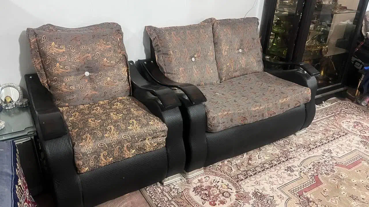 فروش مبل ۷نفره|مبلمان خانگی و میز عسلی|کاشان, باهنر|دیوار