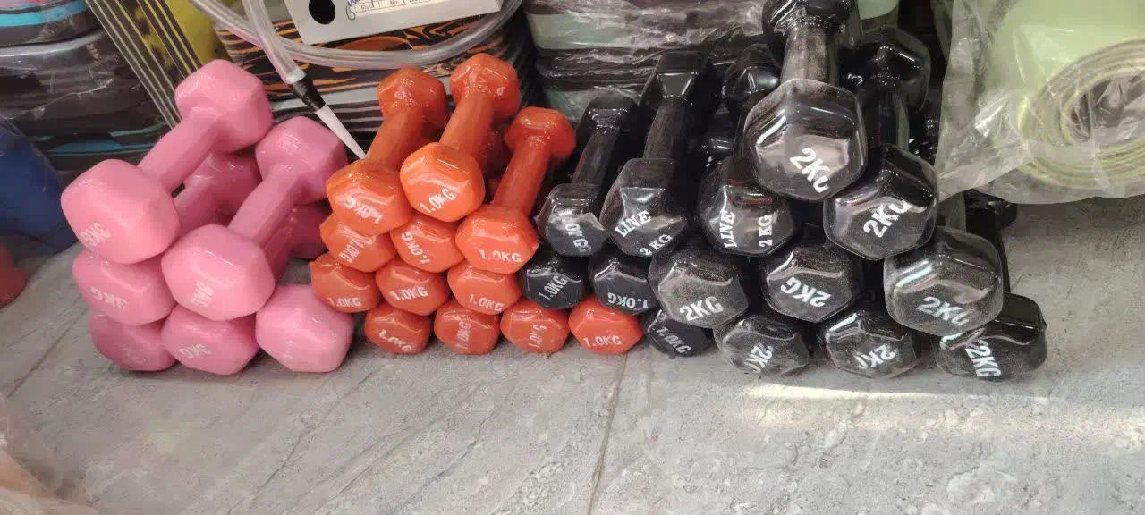 دمبل سیلیکونی بانوان دنبل باشگاهی|تجهیزات ورزشی|نجف‌آباد, کهریزسنگ|دیوار