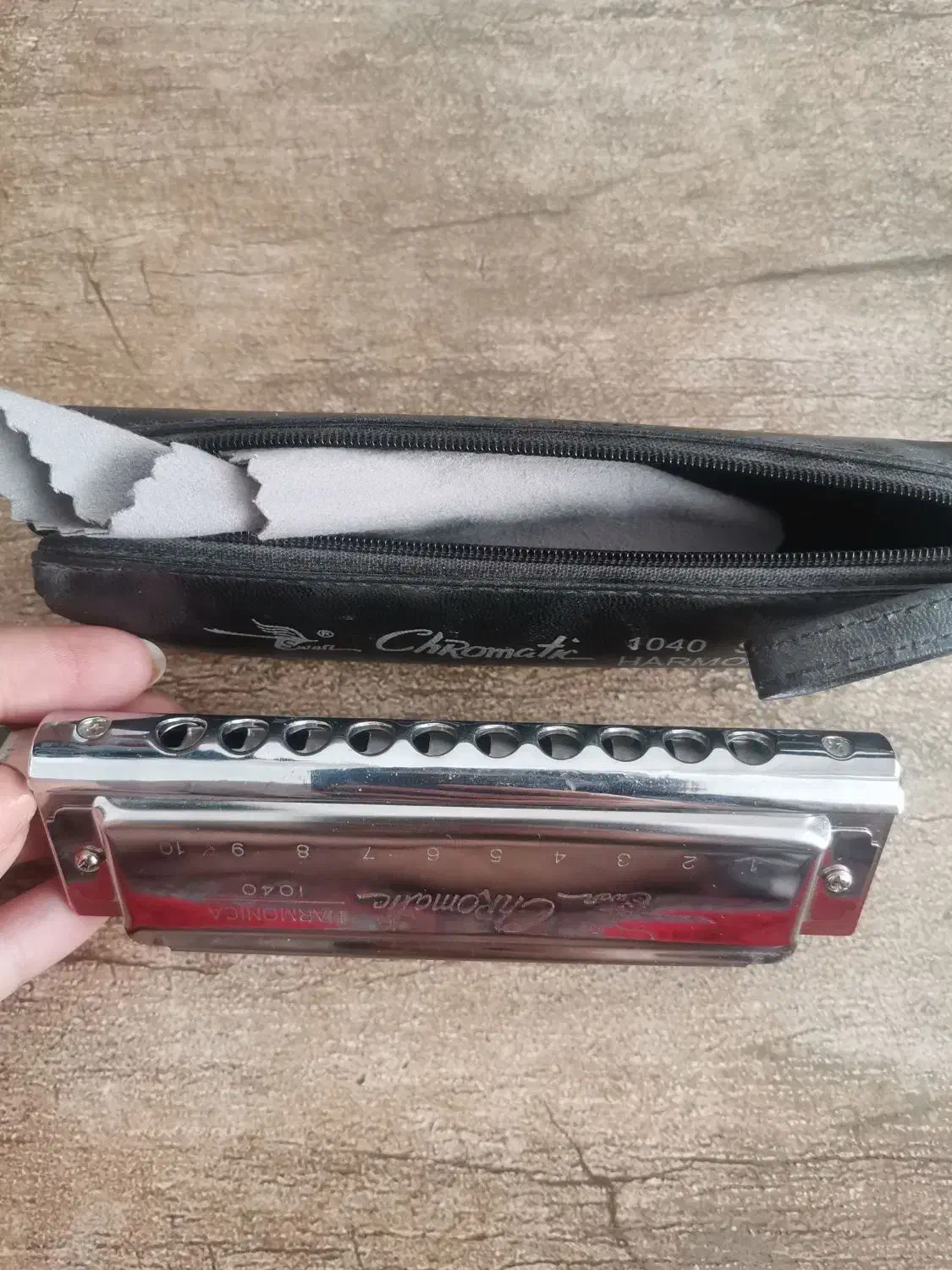 سازدهنی Chromatic harmonica 1040swan|سازهای بادی|کرمان, |دیوار
