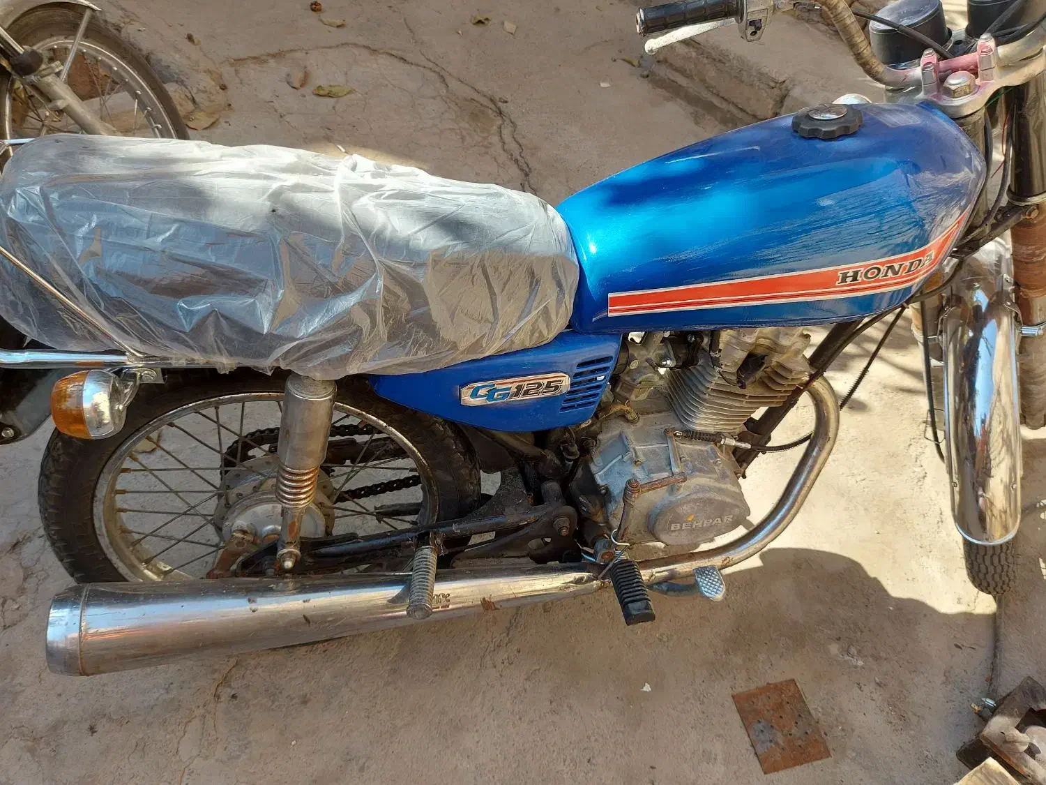 متور هنداcg125 مزایده|موتورسیکلت|شاهدشهر, |دیوار