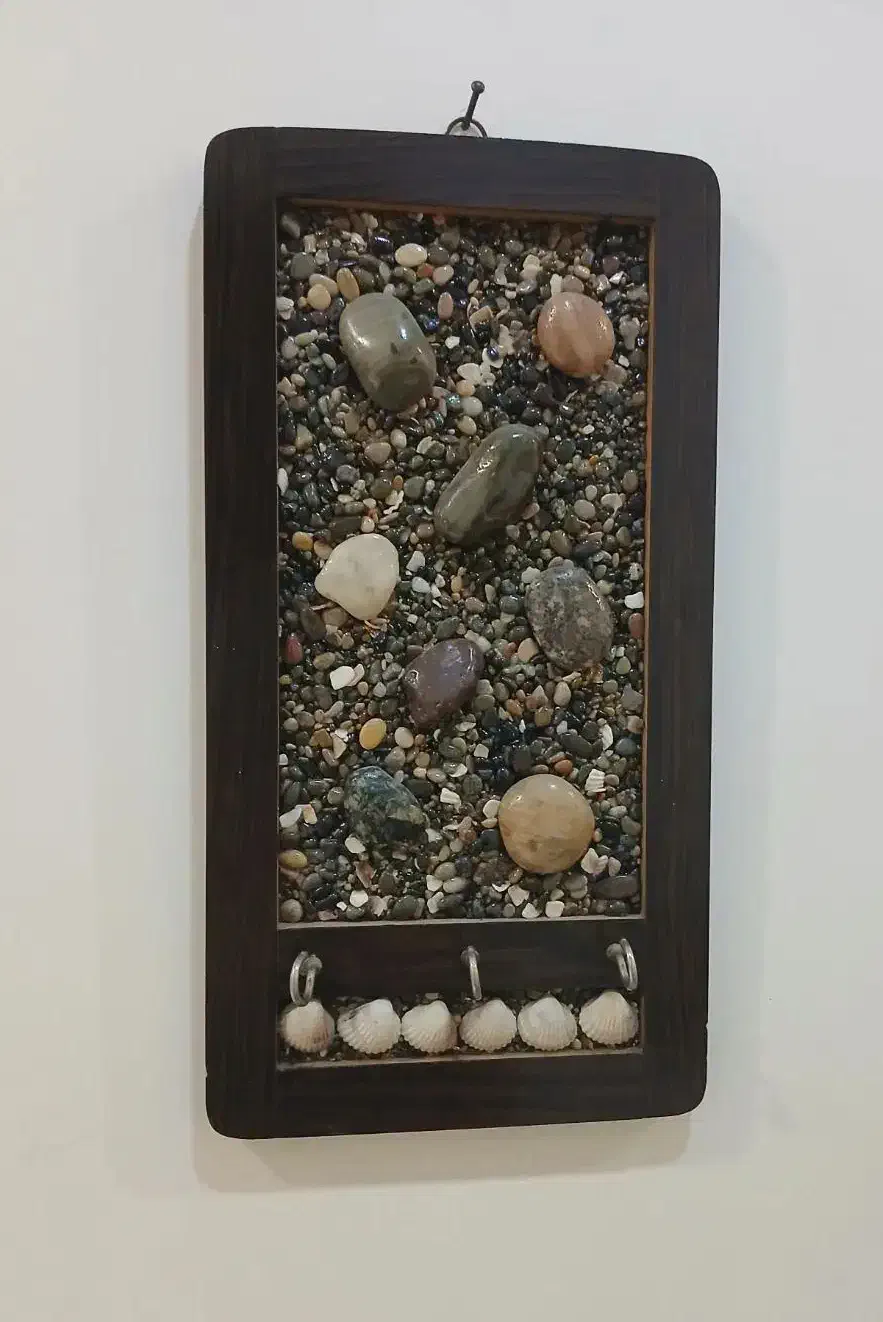 تابلو شنی و جا کلیدی|تابلو، نقاشی، عکس|تهران, امام زاده عبدالله|دیوار