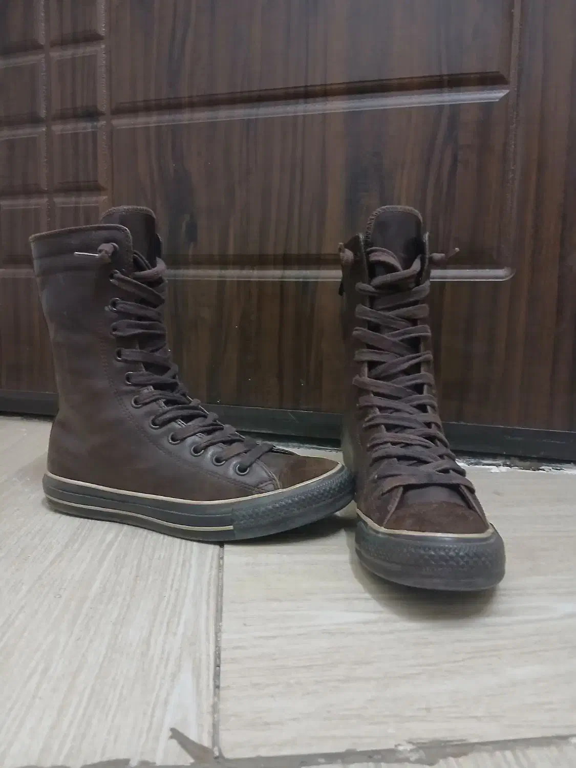 بوت آل استار زنانه چرم اصل سایز ۳۹ و ۴۰|کیف، کفش، کمربند|الوند, |دیوار