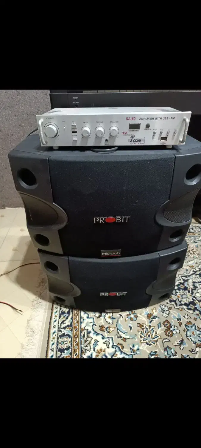 ضبظ و باند|سیستم صوتی خانگی|رشت, یخسازی|دیوار