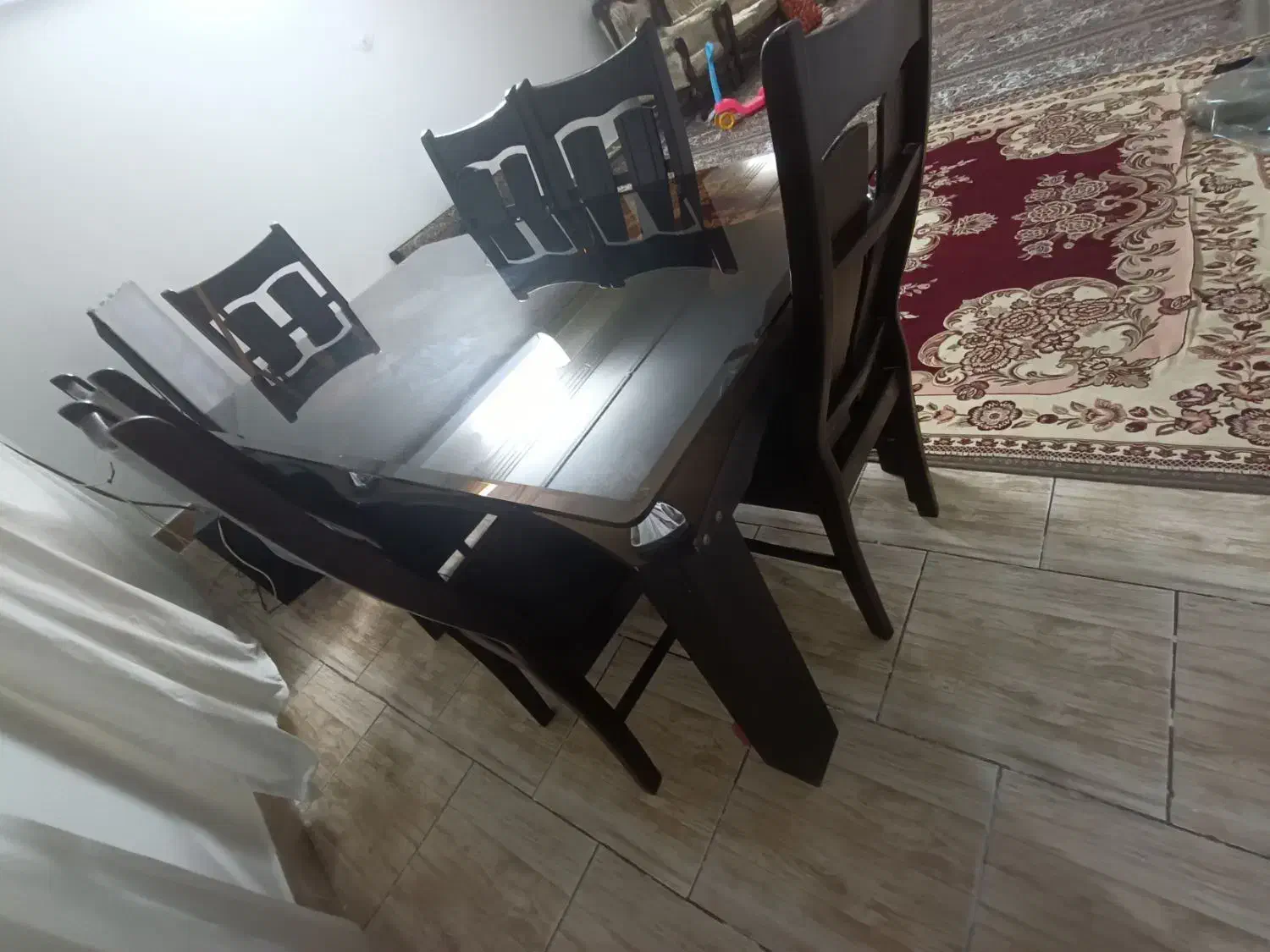 میز ناهارخوری|میز و صندلی غذاخوری|گرگان, |دیوار