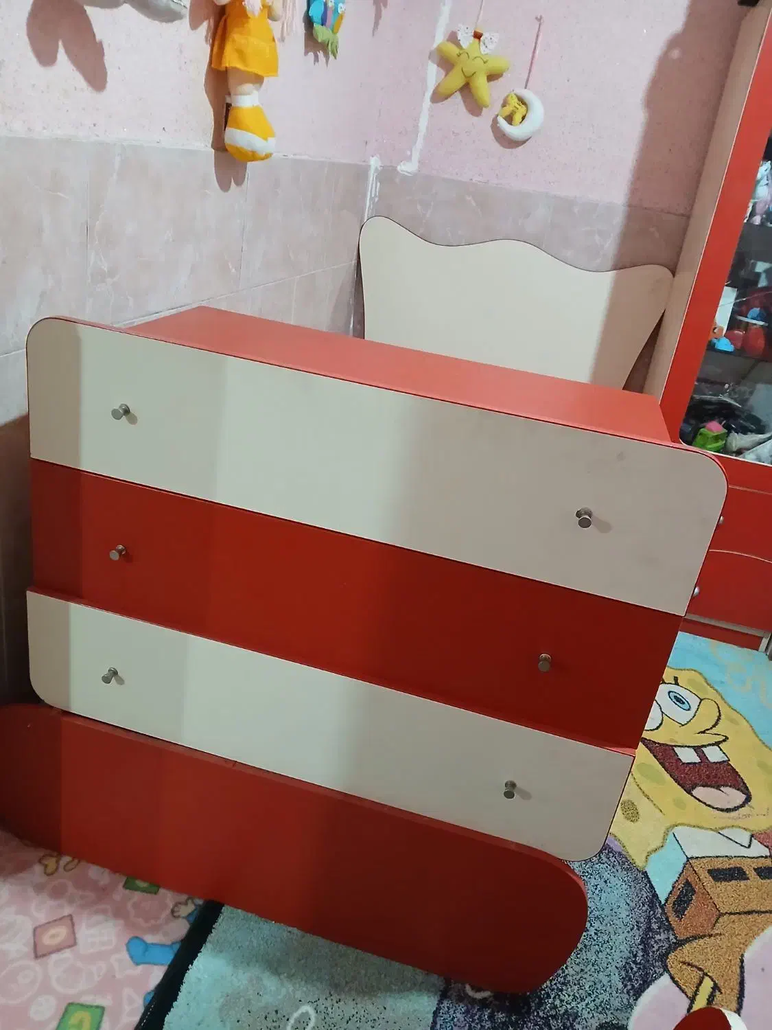 تخت و کمد کودک نوجوان|تخت و سرویس خواب|سیرجان, |دیوار