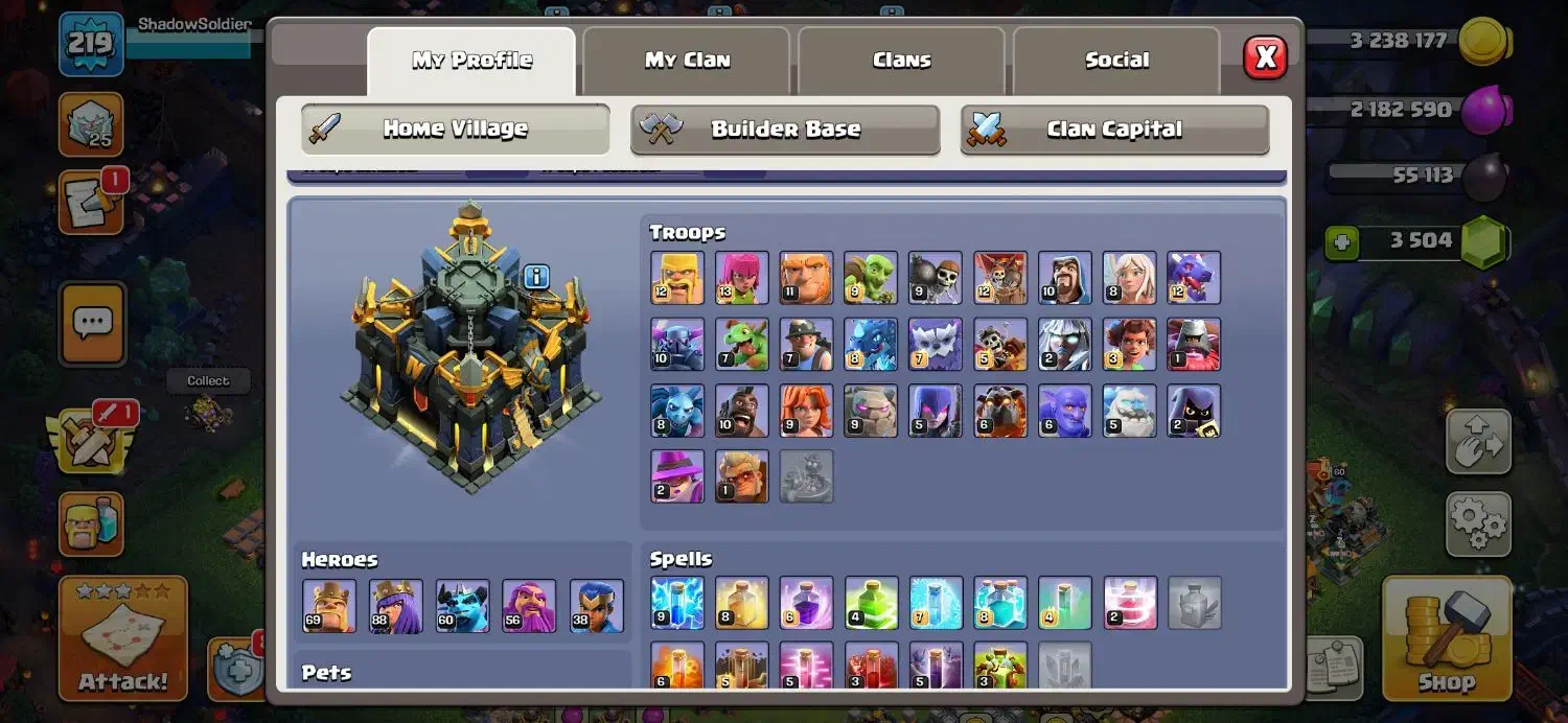 فروش دچ عدد اکانت کلش تان ۱۷|کنسول، بازی ویدئویی و آنلاین|شیراز, شریف‌آباد|دیوار