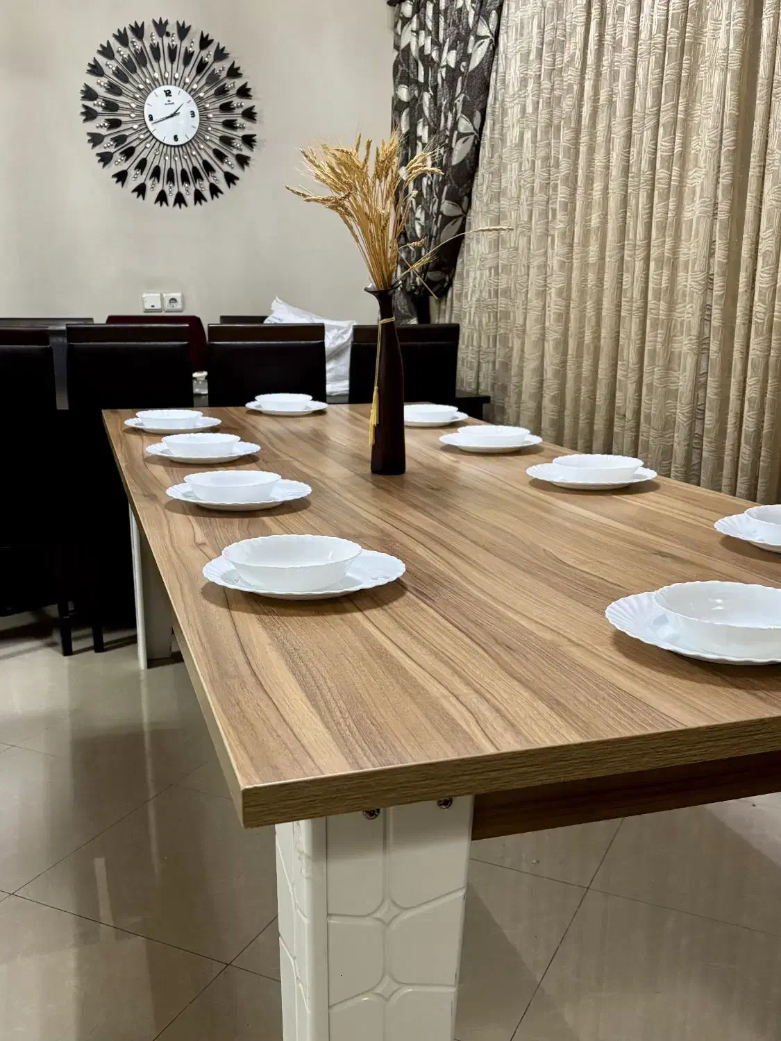 میزنهارخوری ۱۰ نفره بهارنارنج|میز و صندلی غذاخوری|بابل, |دیوار