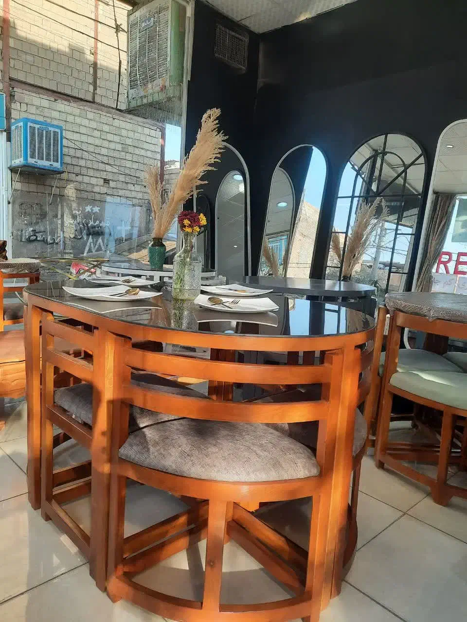میز ناهارخوری دایره‌ای ۴ نفره نو|میز و صندلی غذاخوری|قم, شاه ابراهیم|دیوار