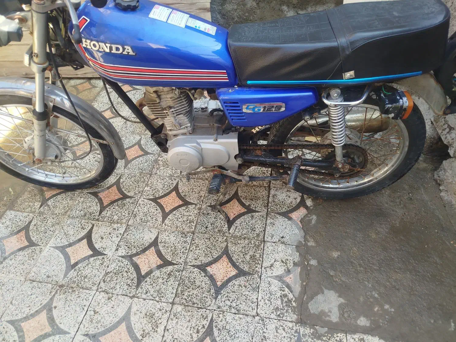 هندا 125|موتورسیکلت|فلاورجان, |دیوار