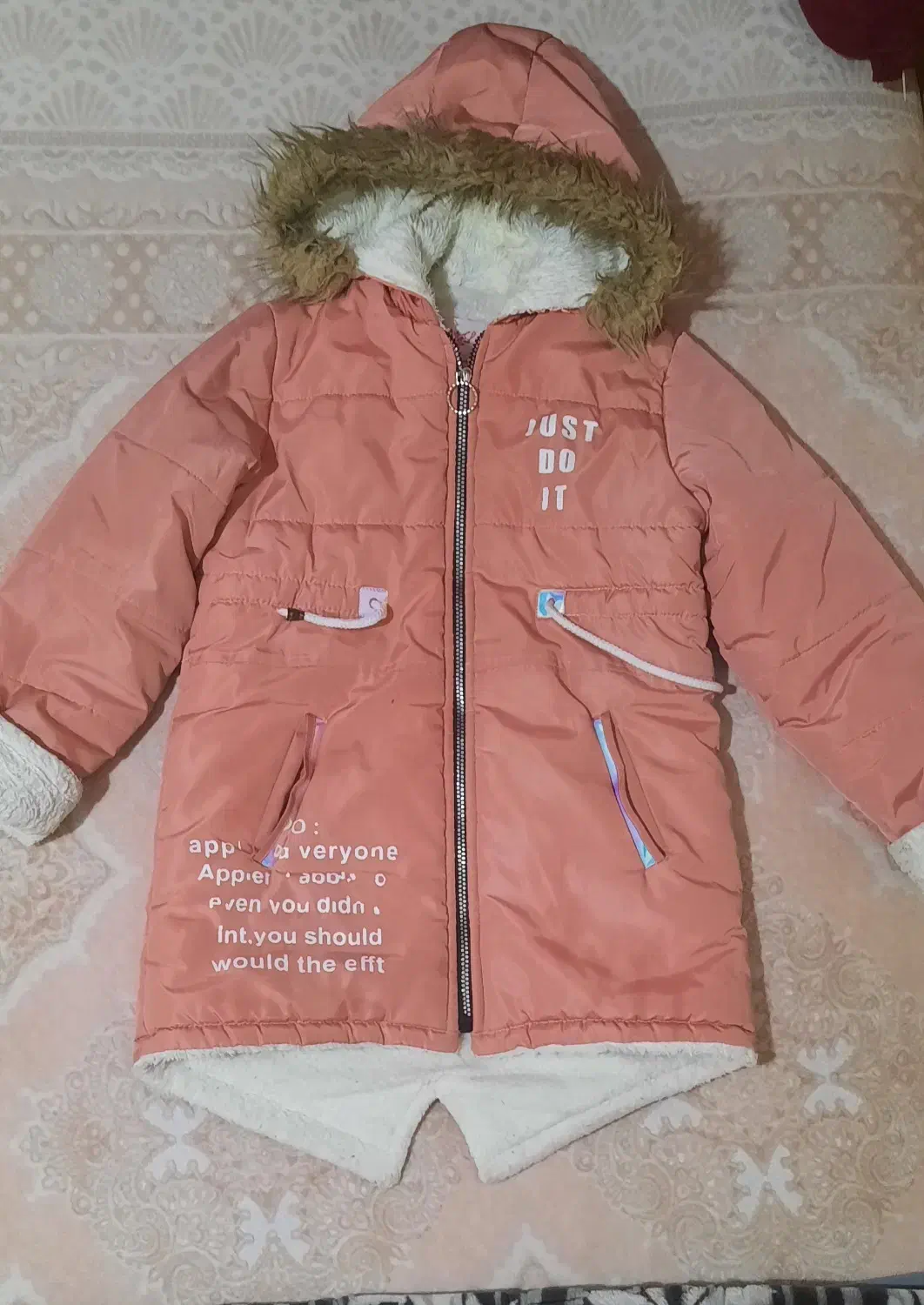 کاپشن دخترانه|کفش و لباس بچه|صدرا-فارس, فاز ۱|دیوار