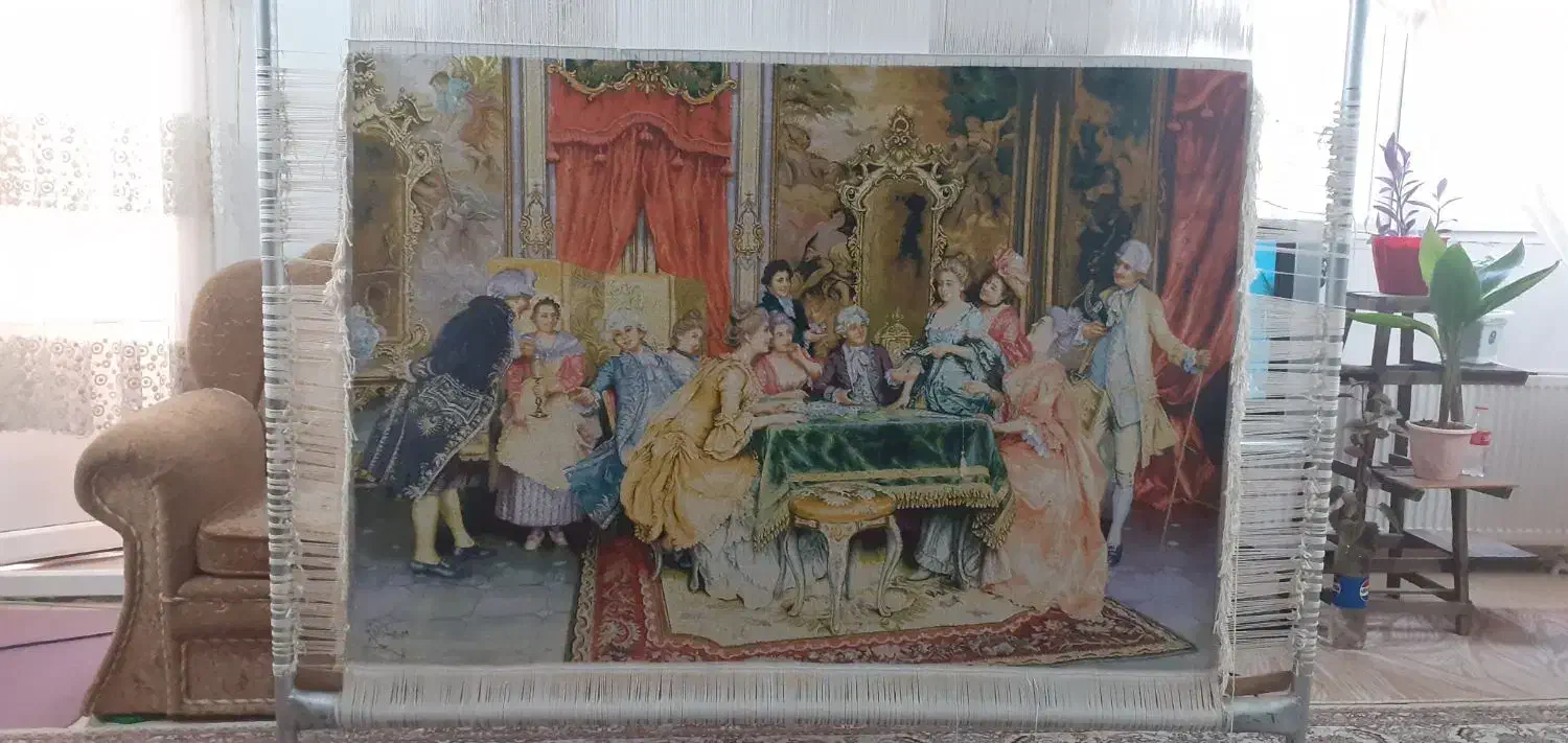 تابلو فرش دست بافت|تابلو فرش|مشهد, الهیه|دیوار