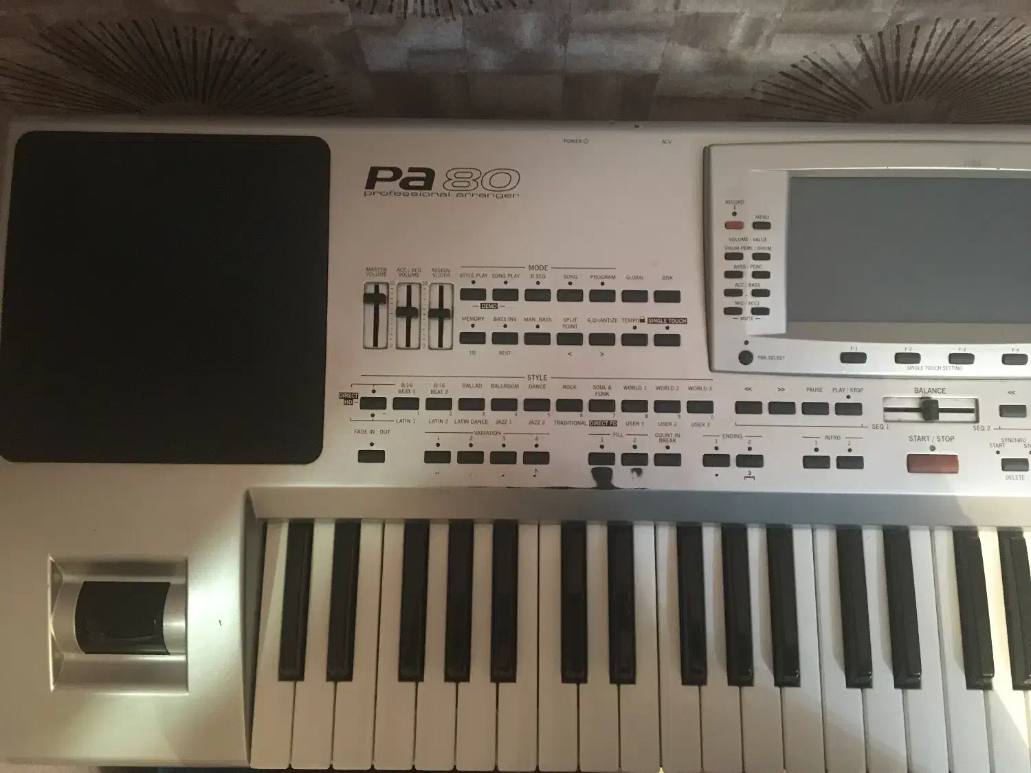 ارگ pa80 ایتالیا|پیانو، کیبورد، آکاردئون|بندر انزلی, پاسداران|دیوار