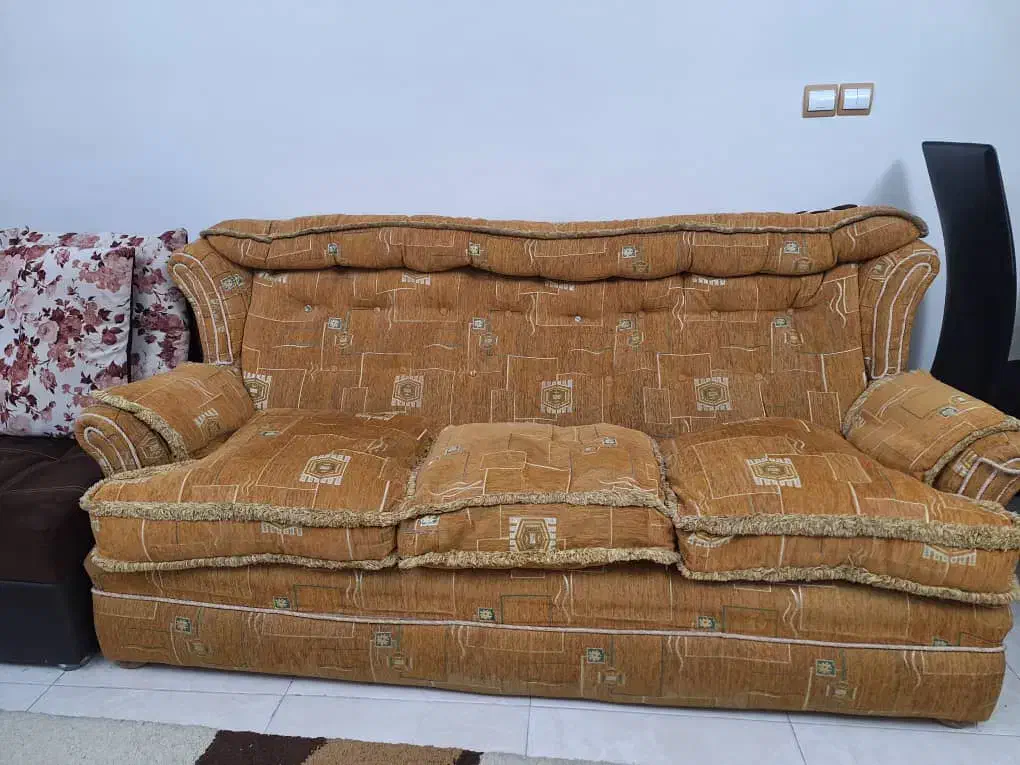 مبل ال، مبل نشیمن از پر|مبلمان خانگی و میز عسلی|شیراز, زرهی|دیوار