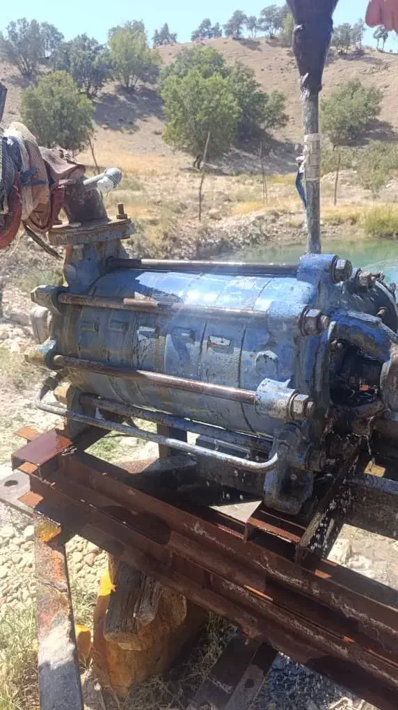 موتور ابکش رومانی به همراه پمپ ویکاییل|ماشین‌آلات صنعتی|بهمن صغاد, |دیوار