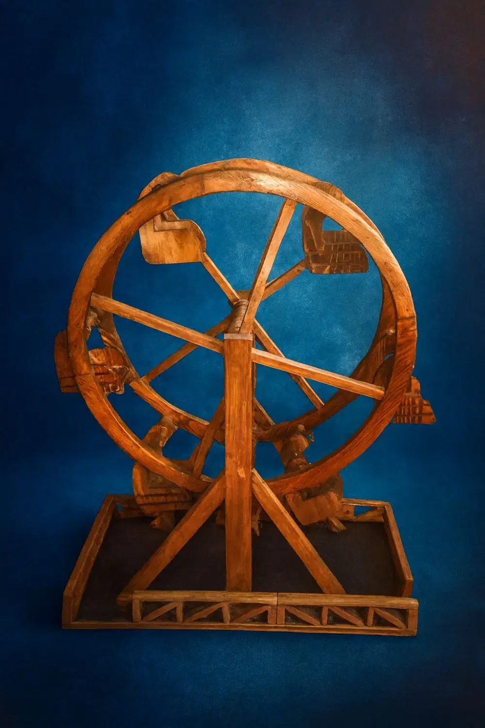 چرخ و فلک چوبی|مجسمه، تندیس، ماکت|محمدشهر, همایون ویلا|دیوار
