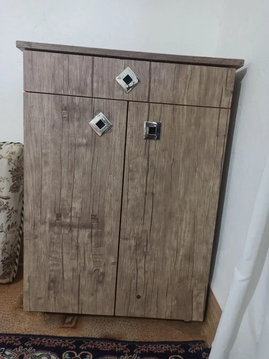 جاکفشی ۲ درب  تک کشو|جاکفشی، کمد، دراور|الشتر, |دیوار