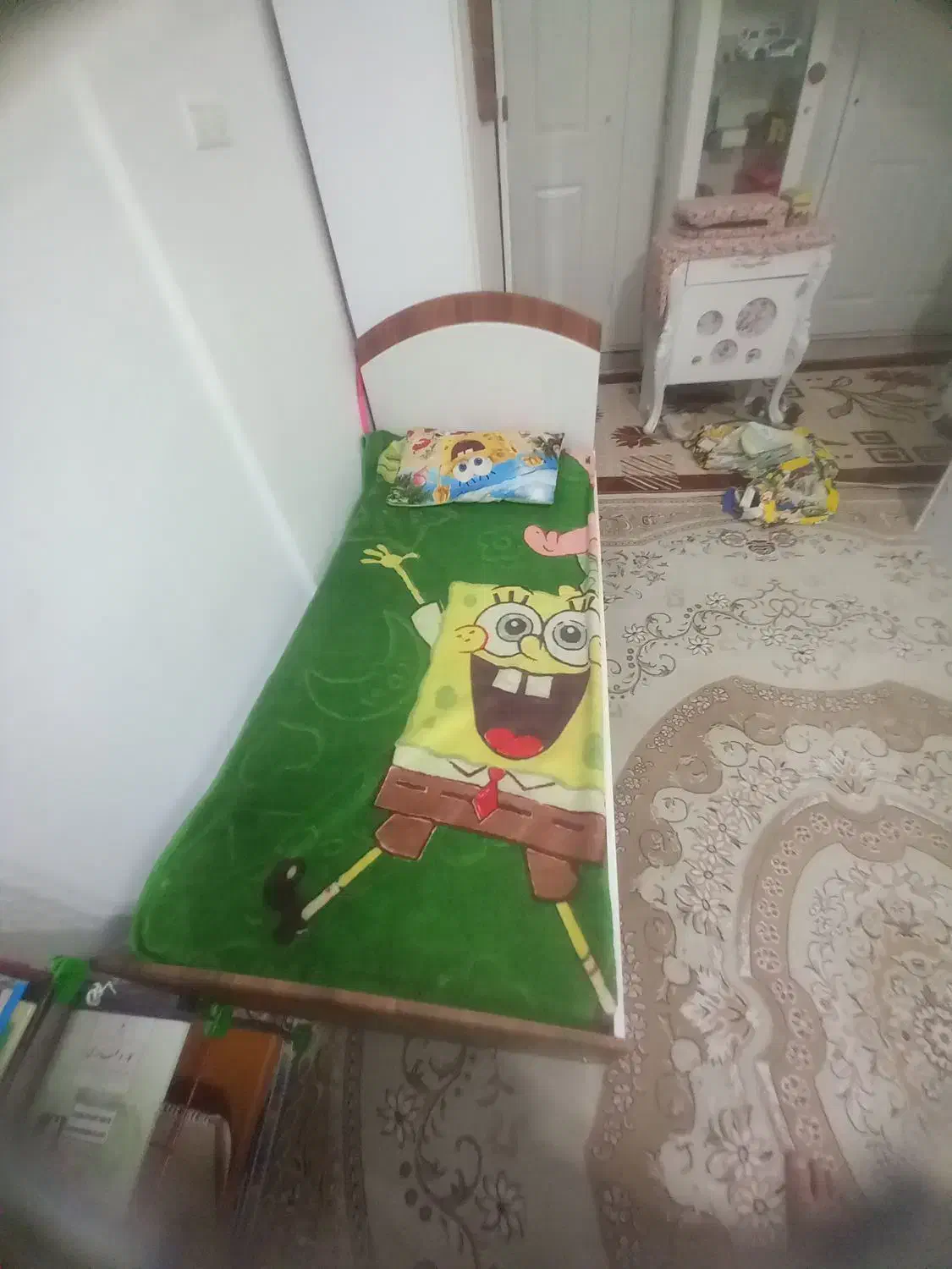 فروش تخت همراه با تشک|تخت و سرویس خواب|قروه, |دیوار