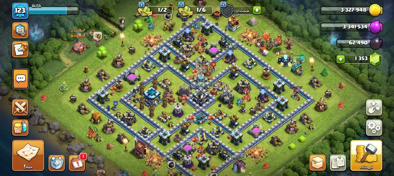 اکانت کلش تالار ۱۳|کنسول، بازی ویدئویی و آنلاین|اهر, |دیوار