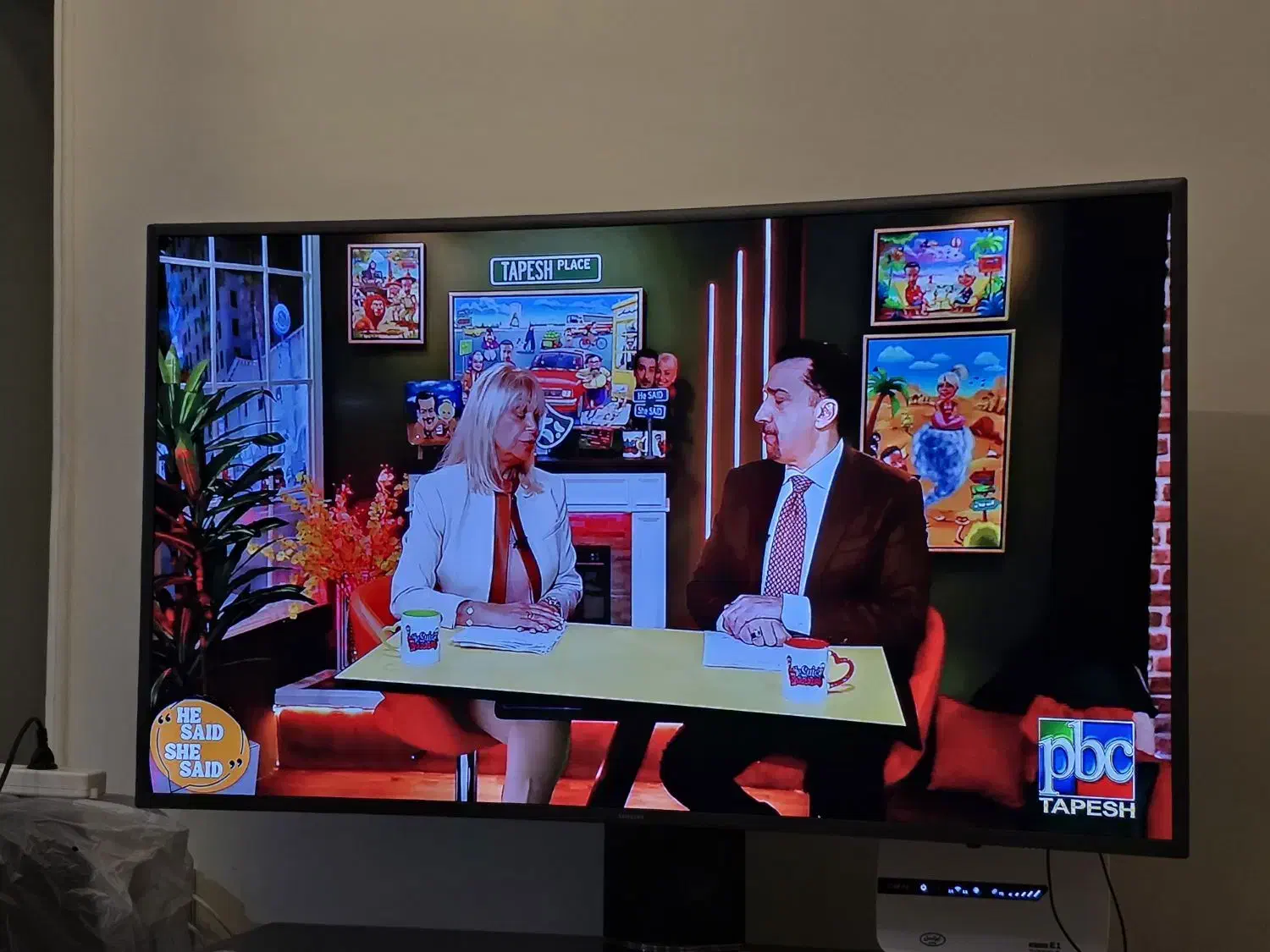 تلوزیون سامسونگ شرکتی ( سام سرویس )|تلویزیون و پروژکتور|تهران, هروی|دیوار