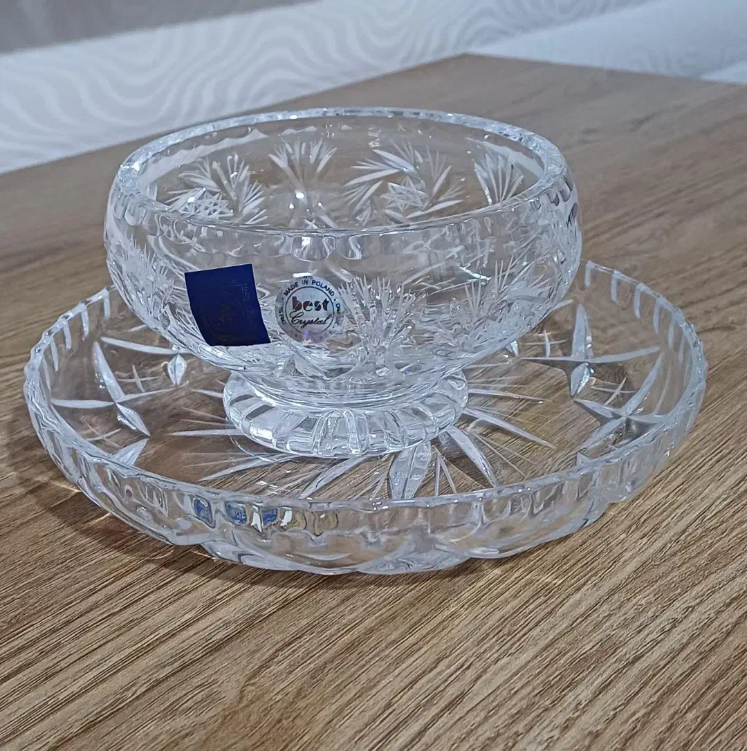 کریستال اصلی چک ولهستان|ظروف سرو و پذیرایی|قائمشهر, |دیوار