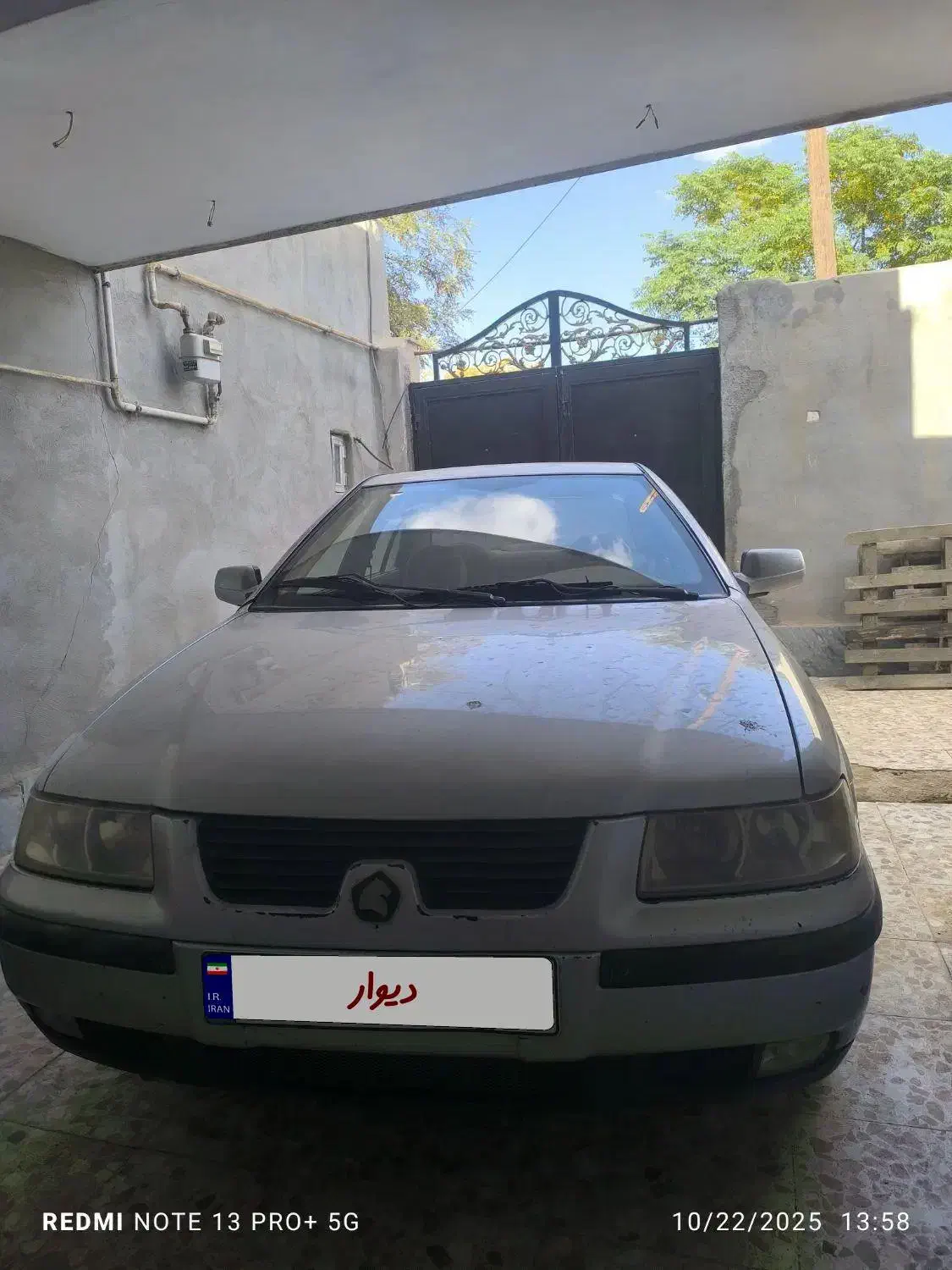 سمند مدل84 فنی سالم بی رنگ|خودرو سواری و وانت|زرندیه, |دیوار