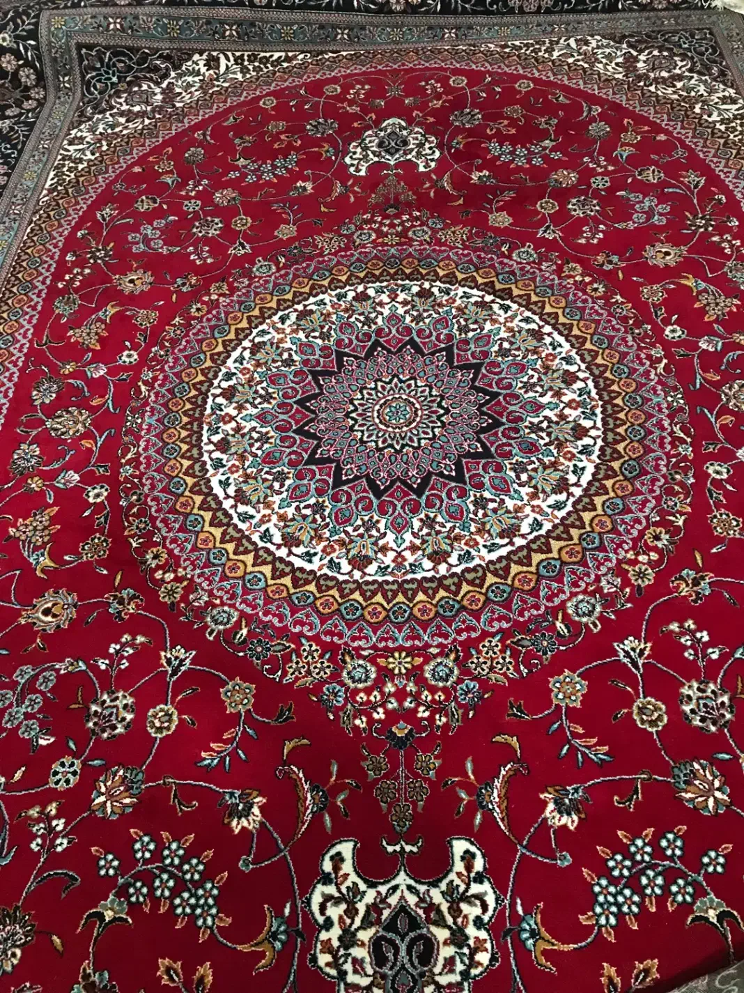 فرش ۱۲متری دوعدد شبیه|فرش|ساری, |دیوار