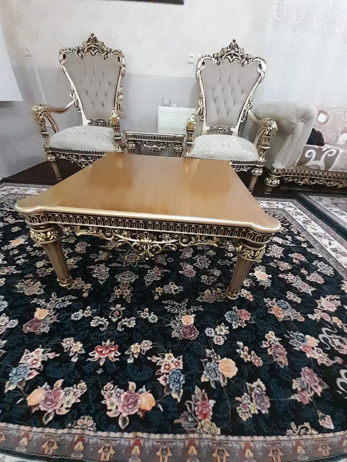 میز عسلی بزرگ چوب گردو|مبلمان خانگی و میز عسلی|هشتگرد, هیو|دیوار