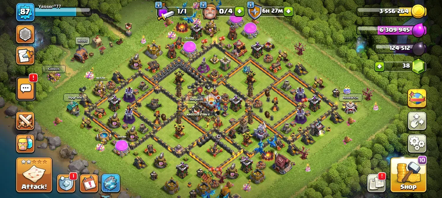 اکانت کلش آف کلنز|کنسول، بازی ویدئویی و آنلاین|قرچک, میرزائی جنوبی|دیوار