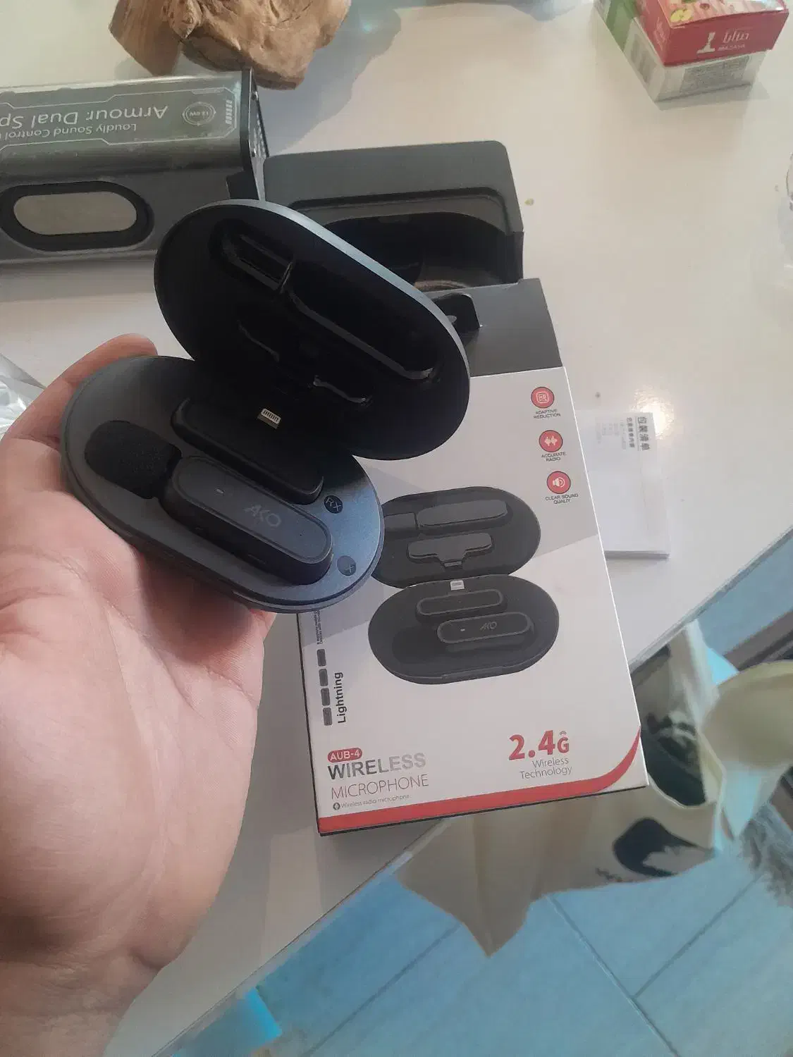 میکروفون یقه ای ایکو ako|لوازم جانبی موبایل و تبلت|گلبهار, شهر جدید گلبهار|دیوار