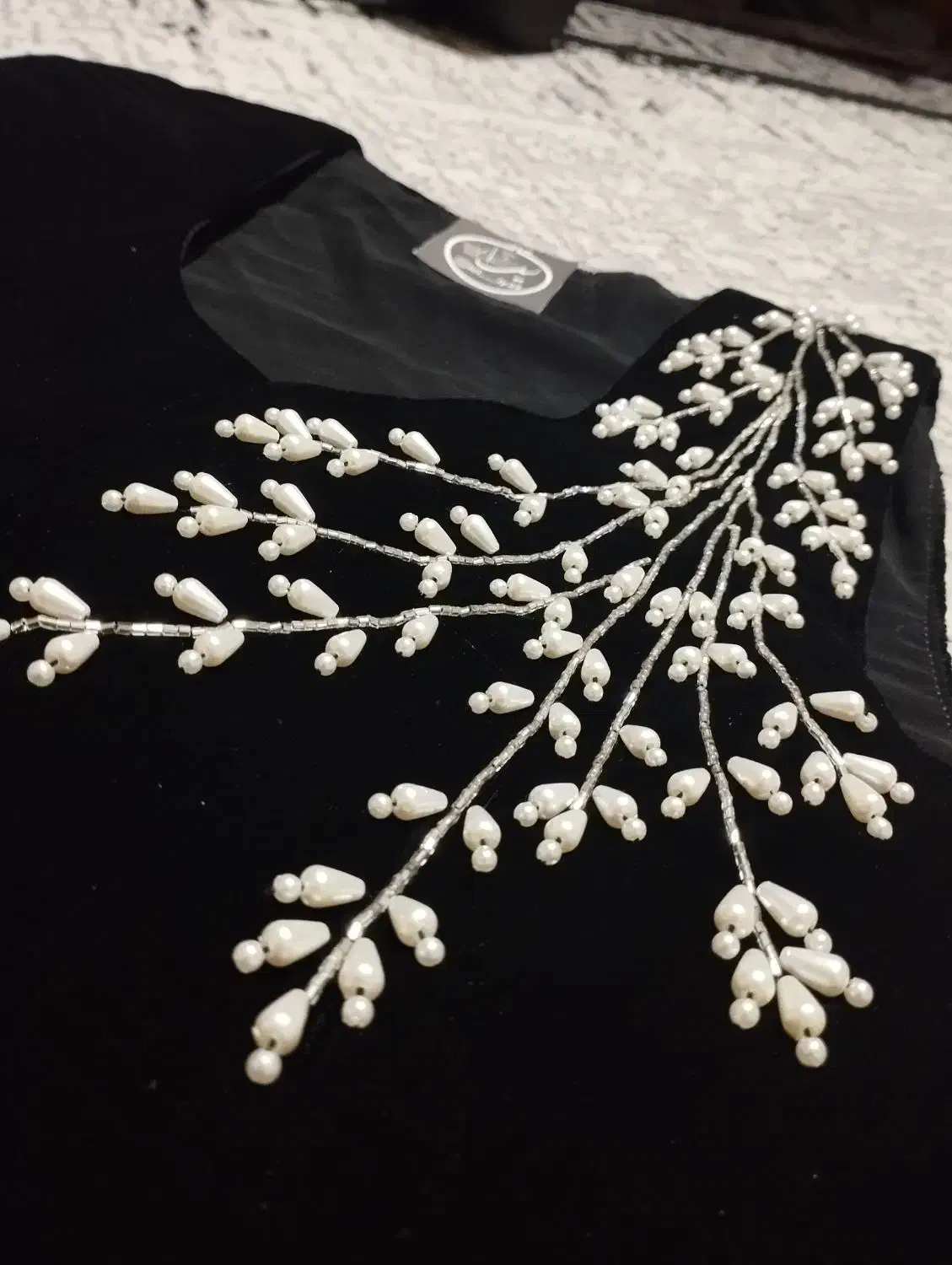 جلیقه وست مجلسی زنانه جواهر دوزی یلدایی مرواریدی|لباس|شیراز, شهرک ترکان|دیوار