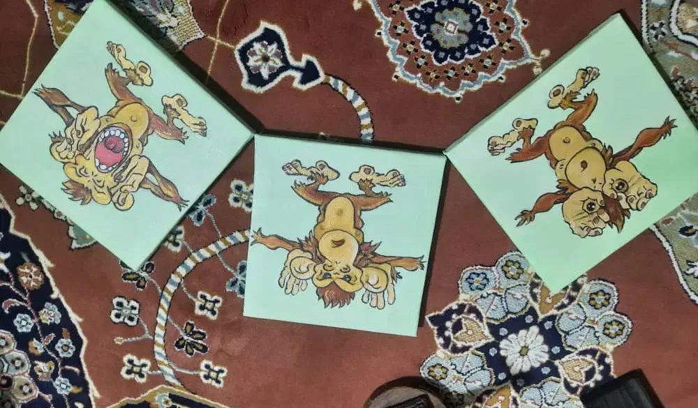 مجسمه چوب|مجسمه، تندیس، ماکت|ورامین, شهرک ولیعصر|دیوار