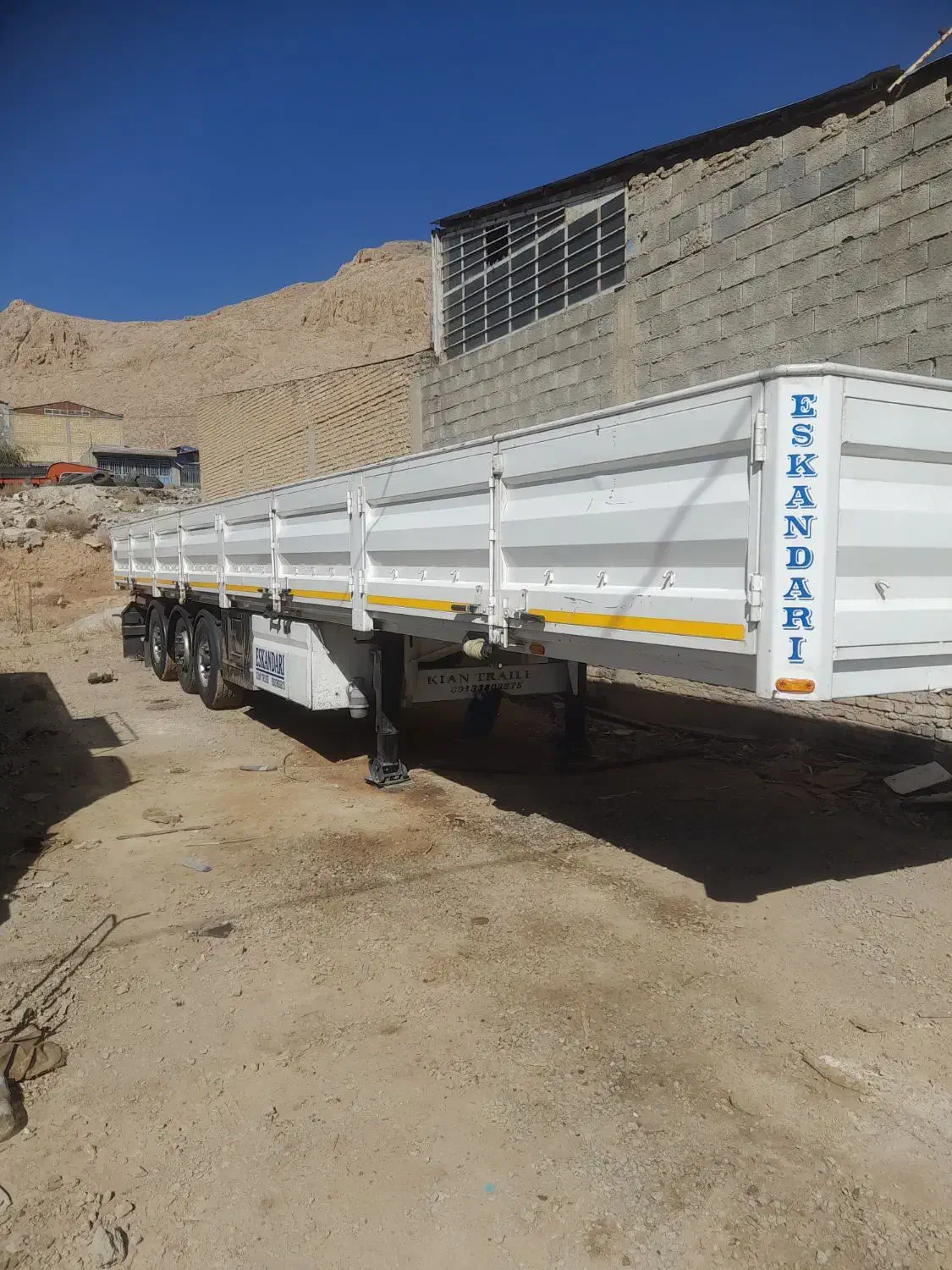 اجاره تریلی لبه دار۳محور۱۳.۶۰|خودرو سنگین|فرخ‌شهر, |دیوار