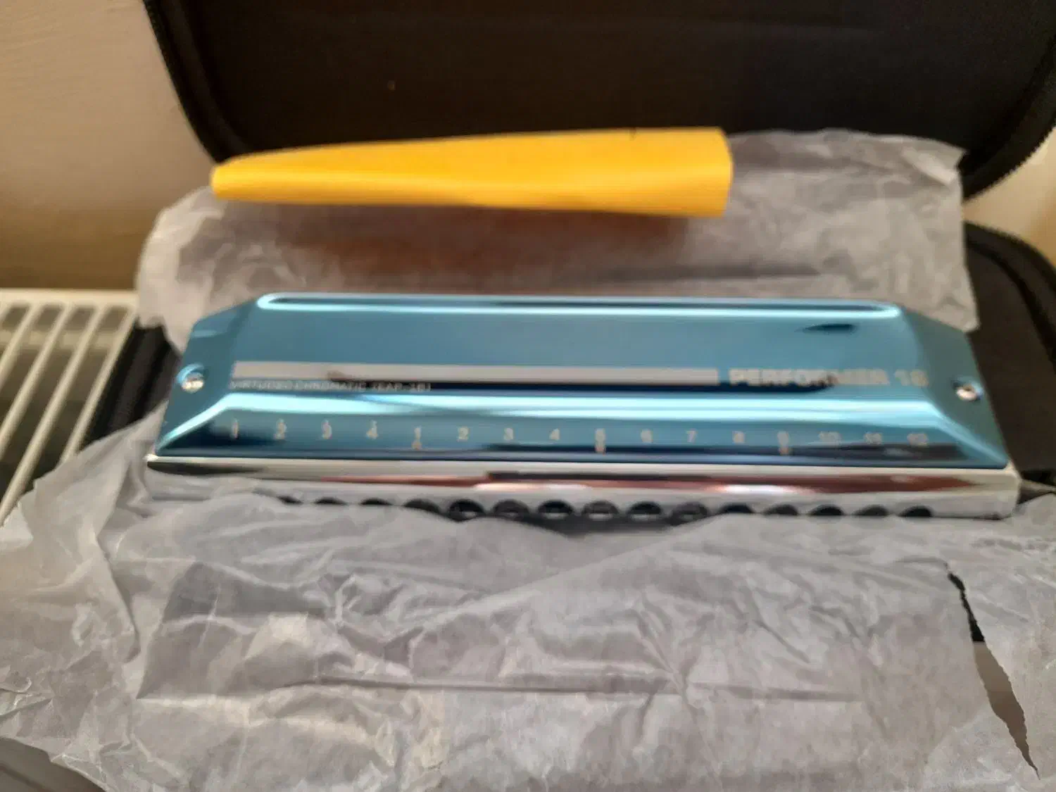 هارمونیکا ۱۶ سوراخ ایستاپ|سازهای بادی|تهران, جمهوری|دیوار