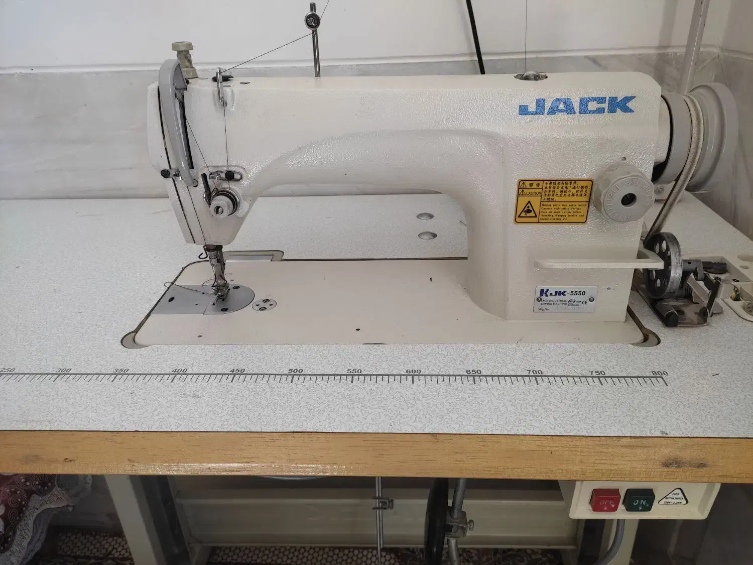 چرخ سر دوز جک در حد نو|چرخ خیاطی و ریسندگی|لنجان, |دیوار