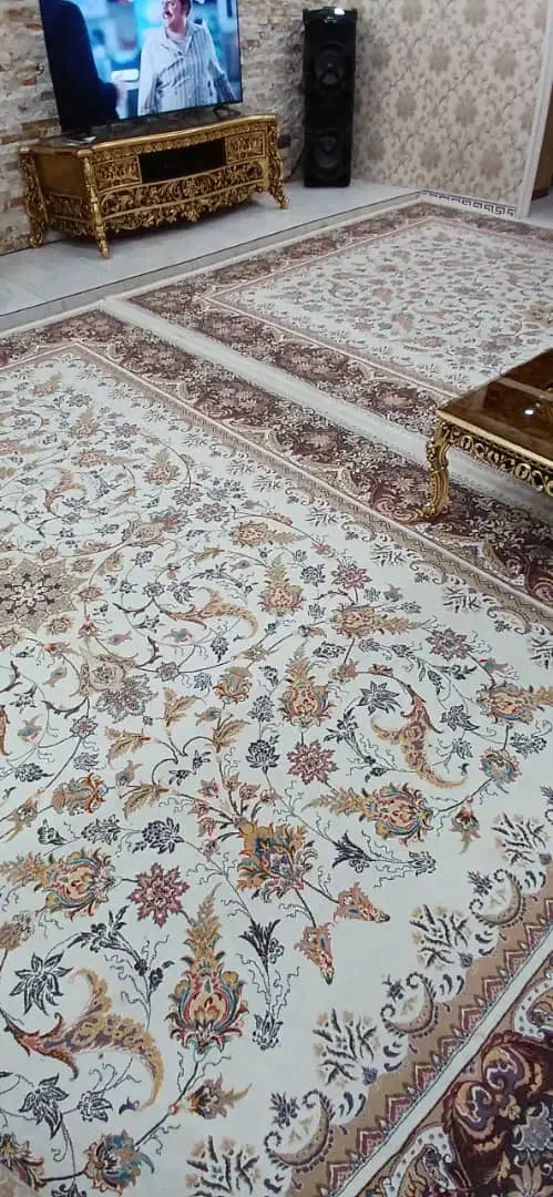 فرش ۱۲ متری جفت|فرش|چهارباغ, |دیوار