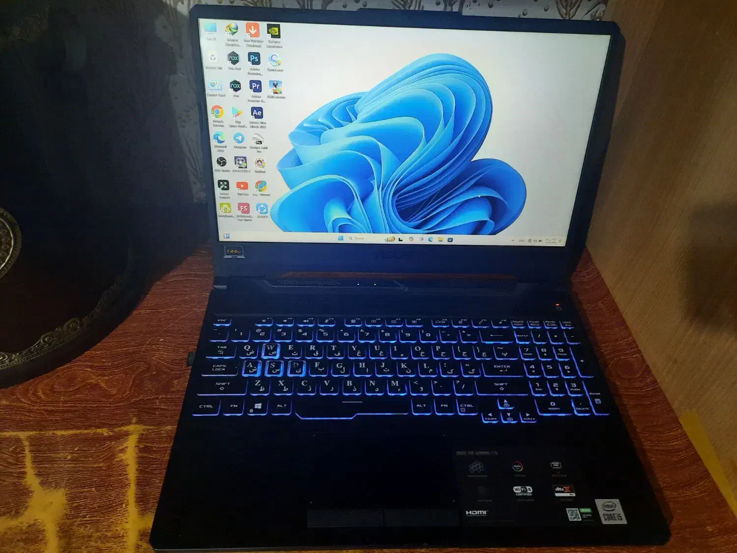 لپتاپ گیمینگ ایسوس fx 506 lh|رایانه همراه|سبزوار, امیر کبیر|دیوار