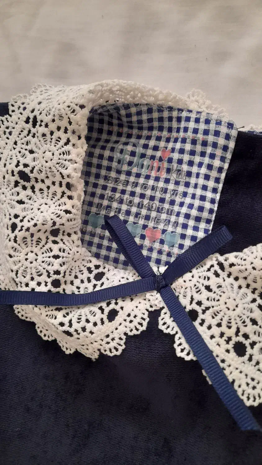 پیراهن مخمل کتان دخترانه|کفش و لباس بچه|اراک, |دیوار