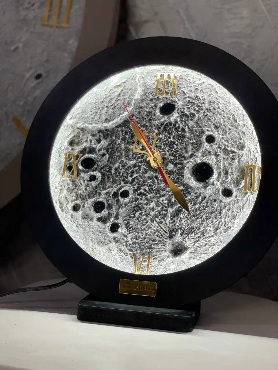 ساعت ماه تکسچر|ساعت دیواری و تزئینی|مشهد, آزادشهر|دیوار