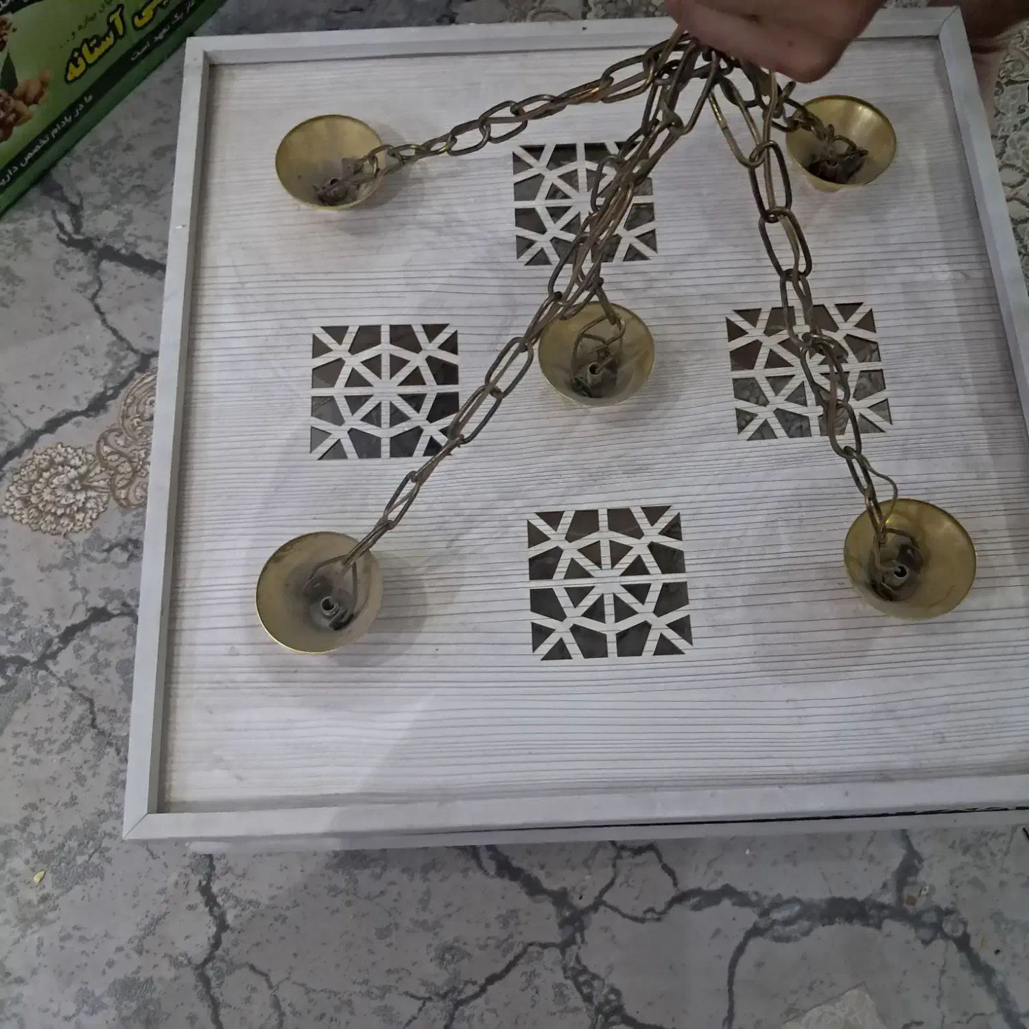 لوستر چوبی|لوستر و چراغ آویز|نجف‌آباد, فردوسی شمالی|دیوار