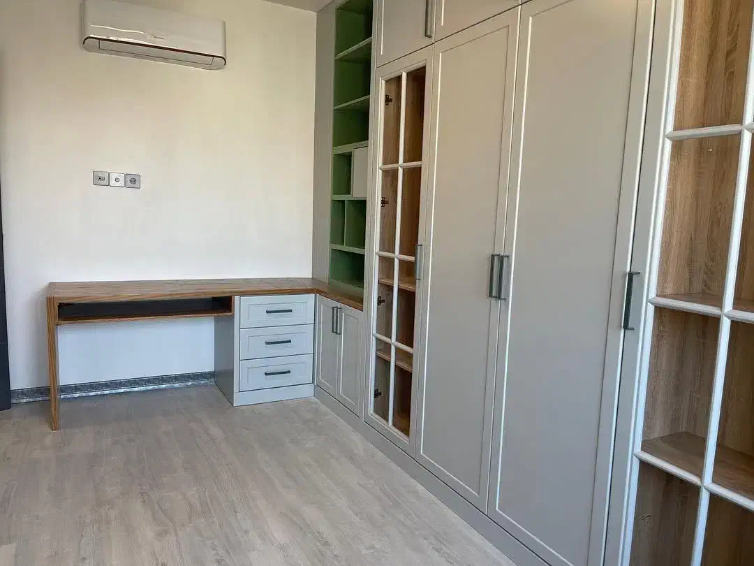 ست سفارشی تخت کمد و میز کار نوجوان|تخت و سرویس خواب|تهران, دبستان|دیوار